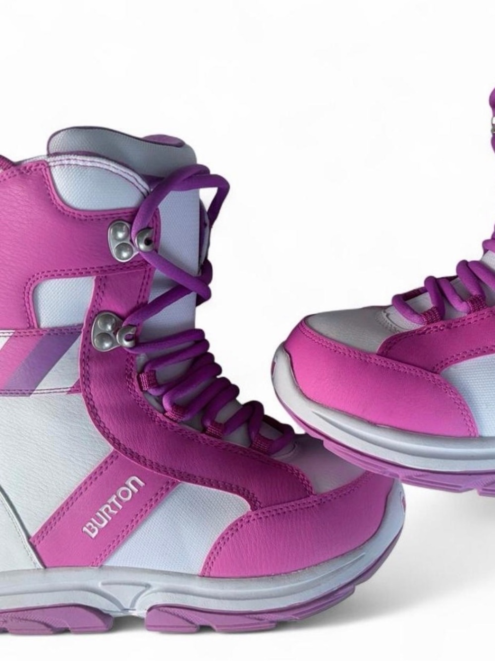 Burton Bright Pink and White Women's Snowboard Boots
